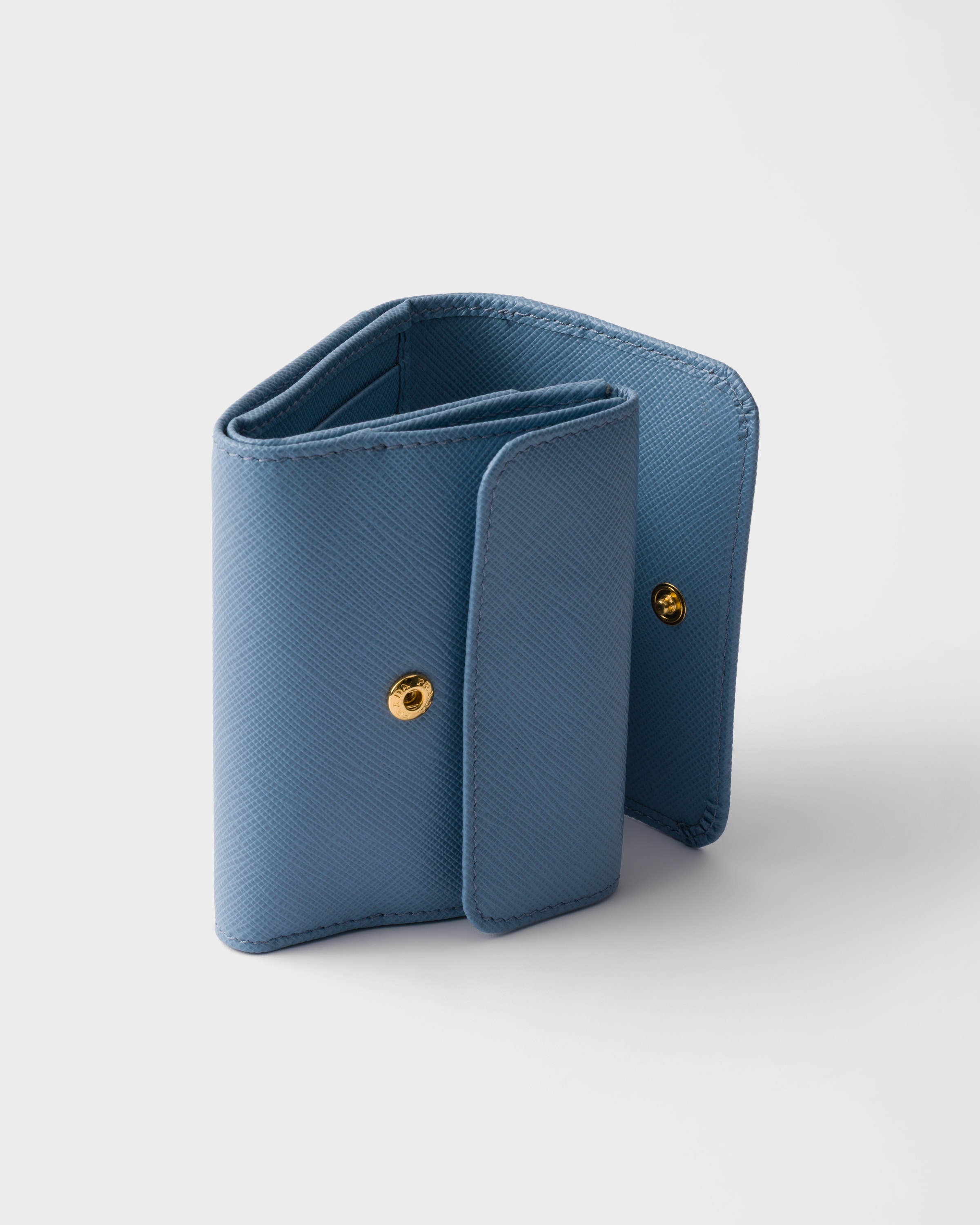 アストラルブルー サフィアーノトライアングル 財布 | PRADA