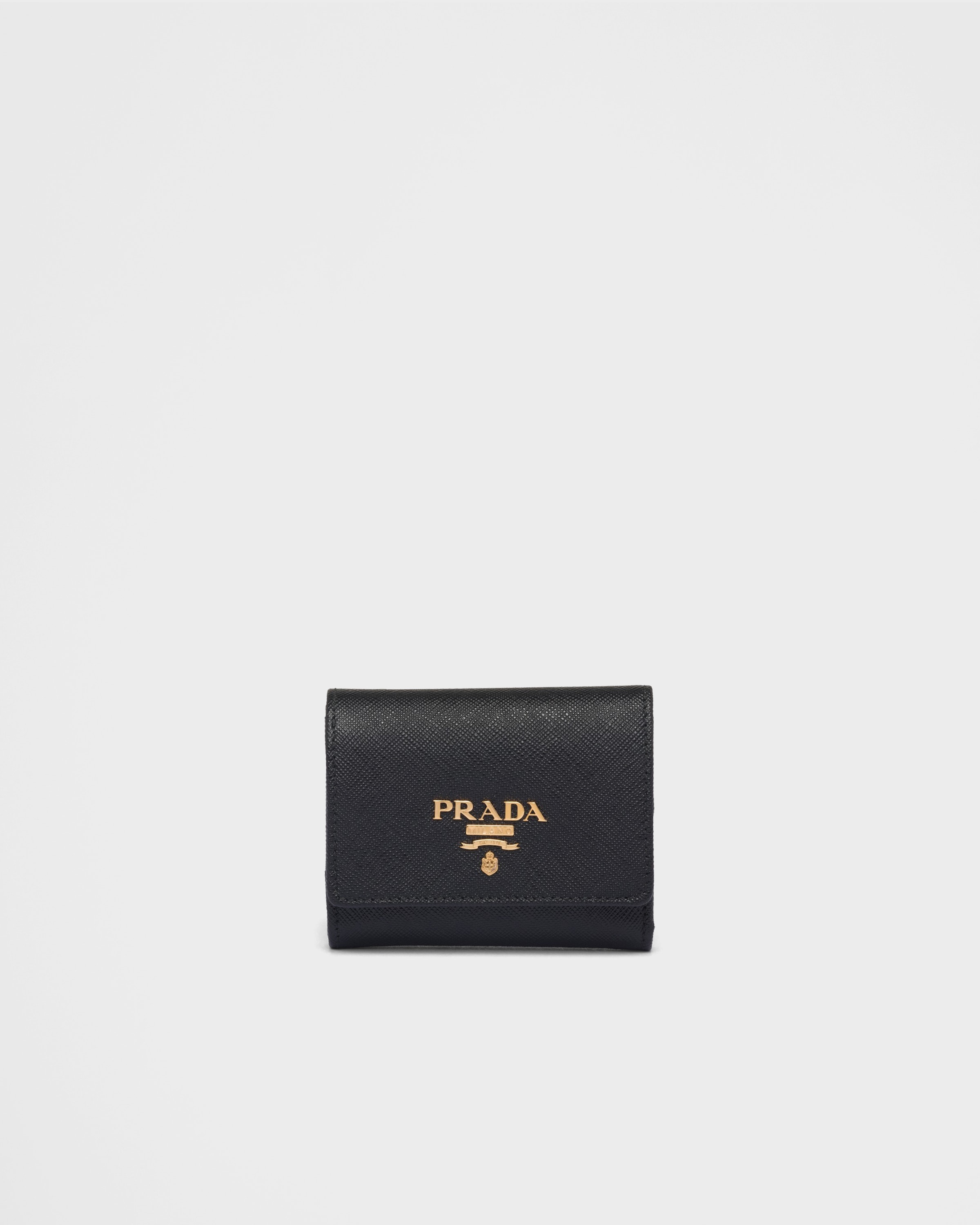 Cartera pequeña de piel Saffiano