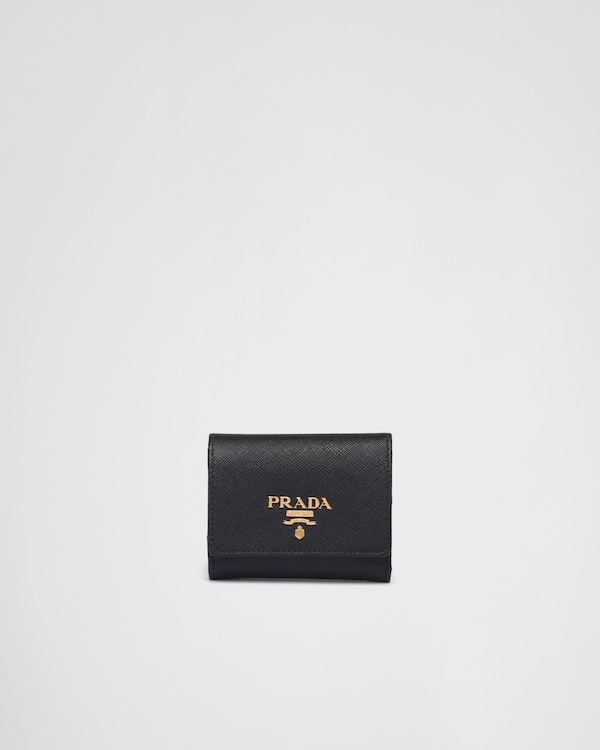 ブラック/ピンク サフィアーノマルチカラー キーケース | PRADA