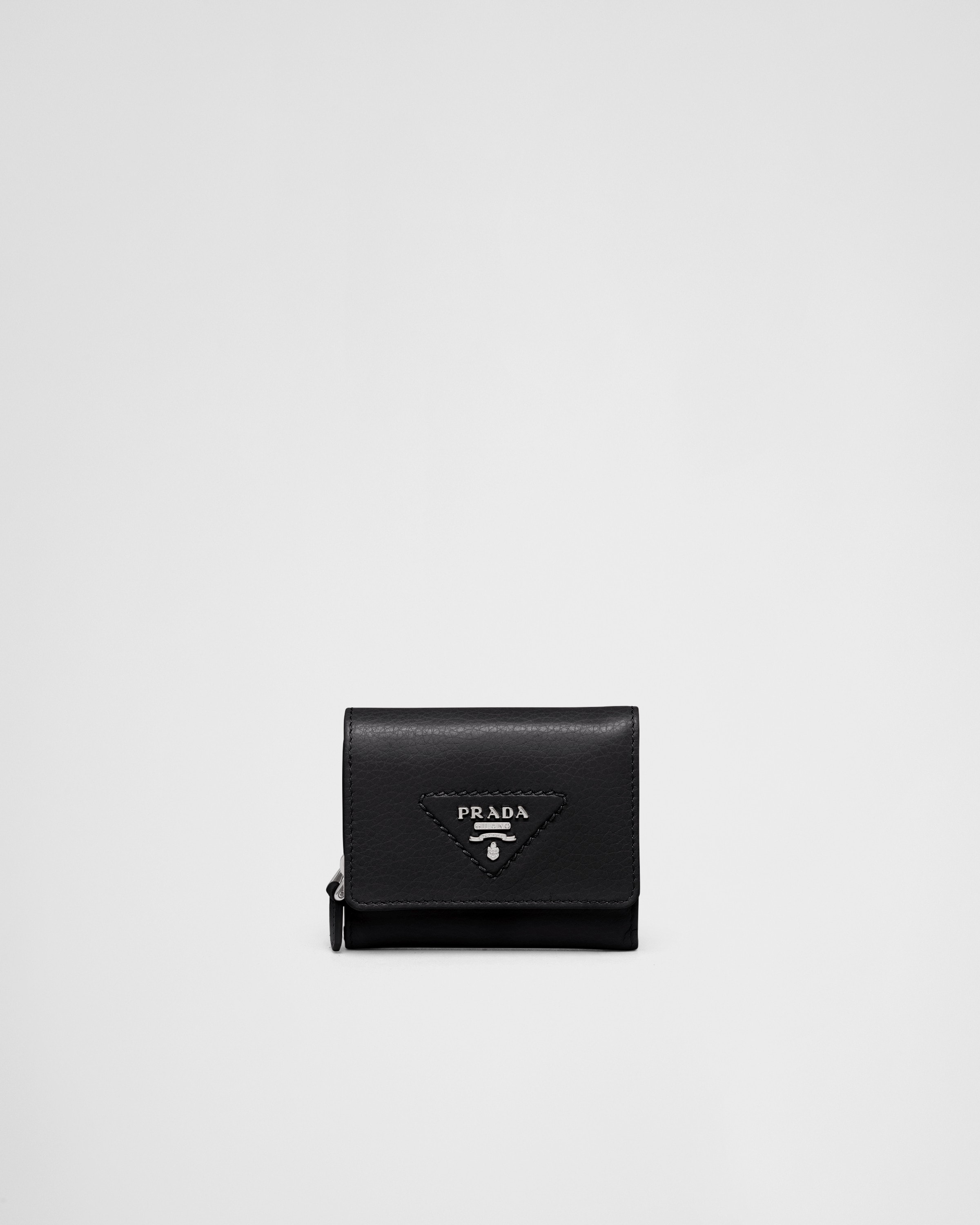 ブラック ヴィッテロダイノレザー ミニ財布 | PRADA ブラック ヴィッテロダイノレザー ミニ財布 | PRADA