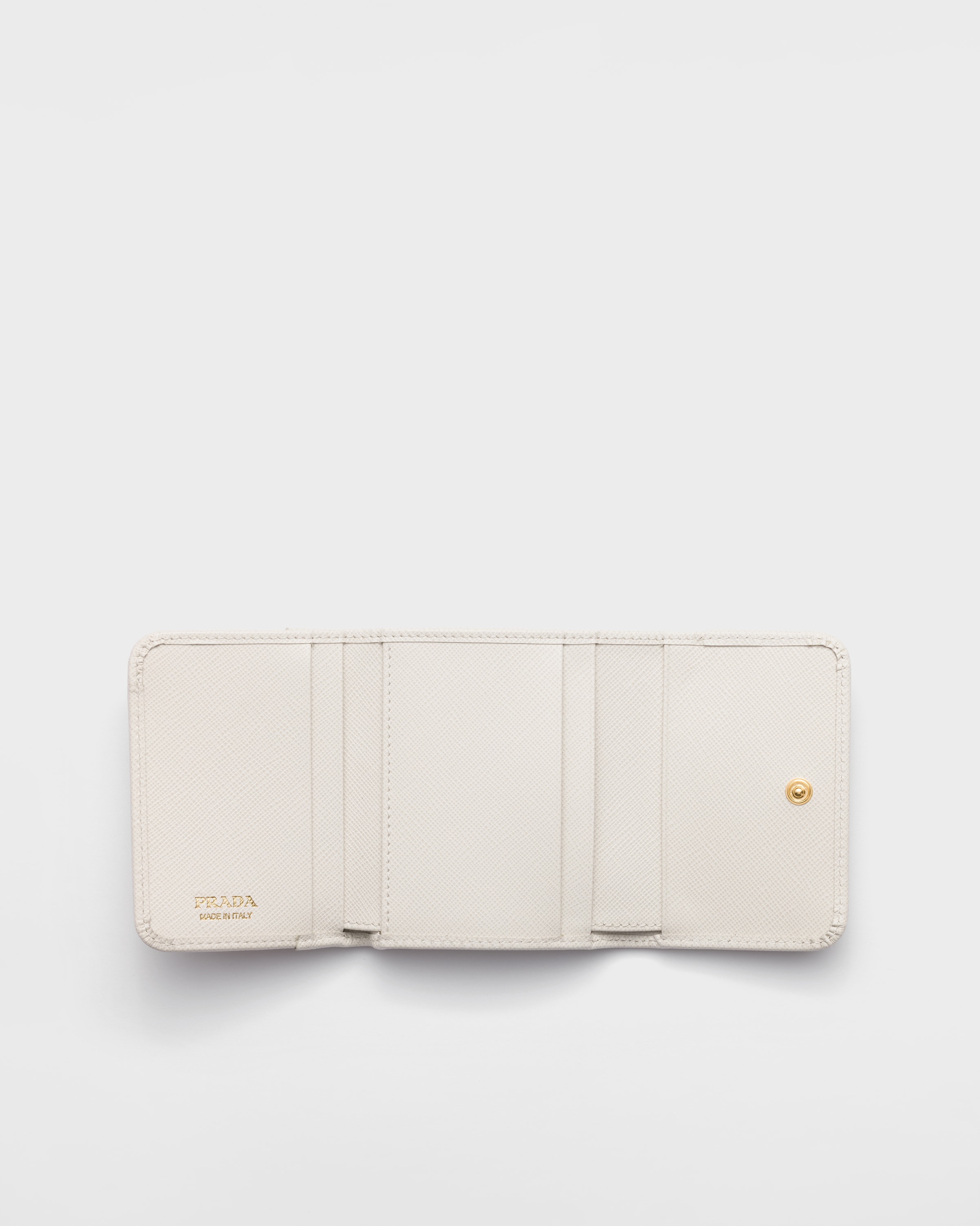 【美品】Off-White Leather Wallet Women's Small leather wallet with embossed logo | White | Diesel