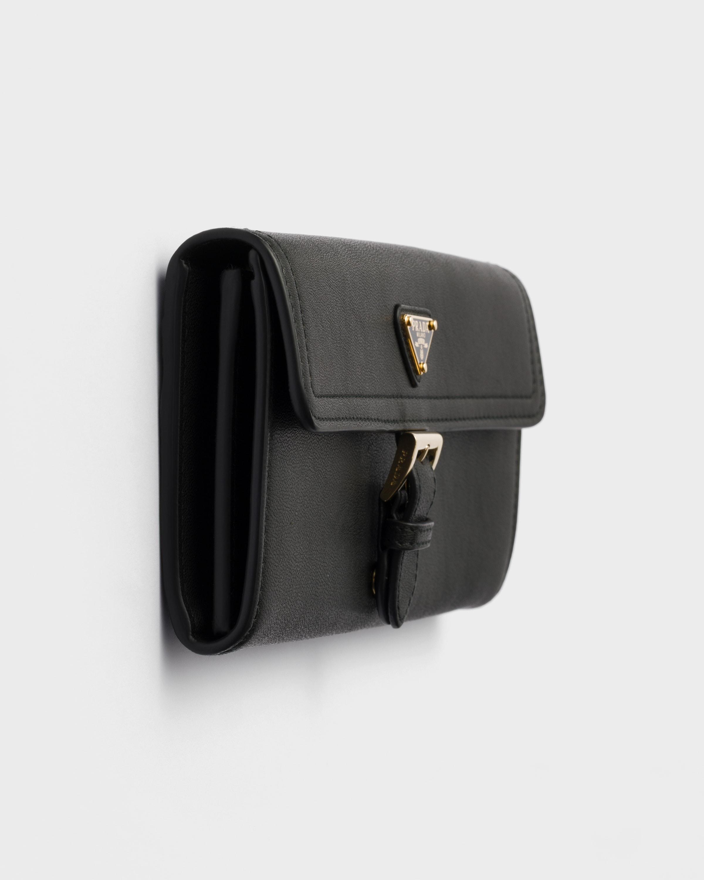 ブラック ナッパレザー 長財布 | PRADA - 日本