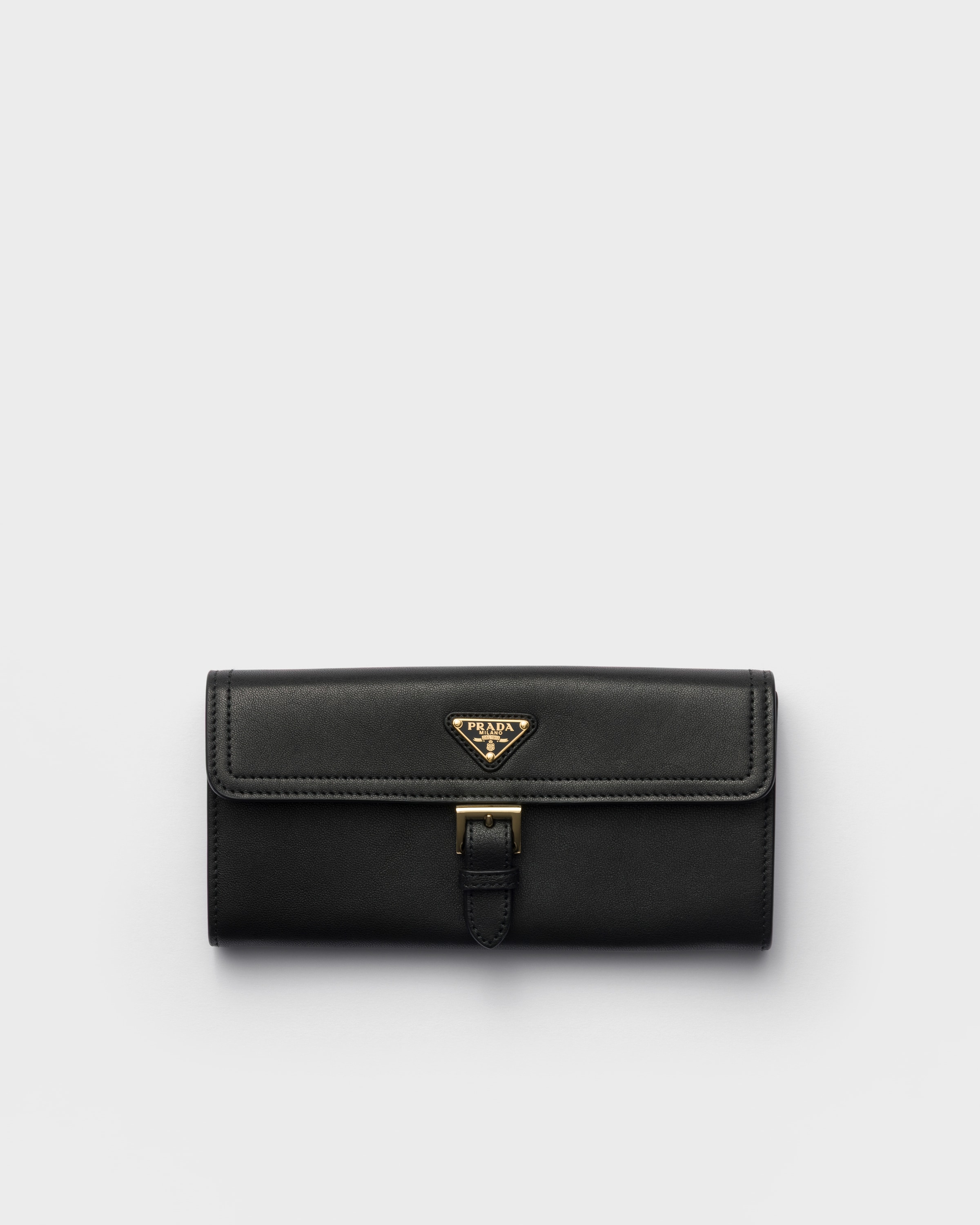 ブラック ナッパレザー 長財布 | PRADA - 日本