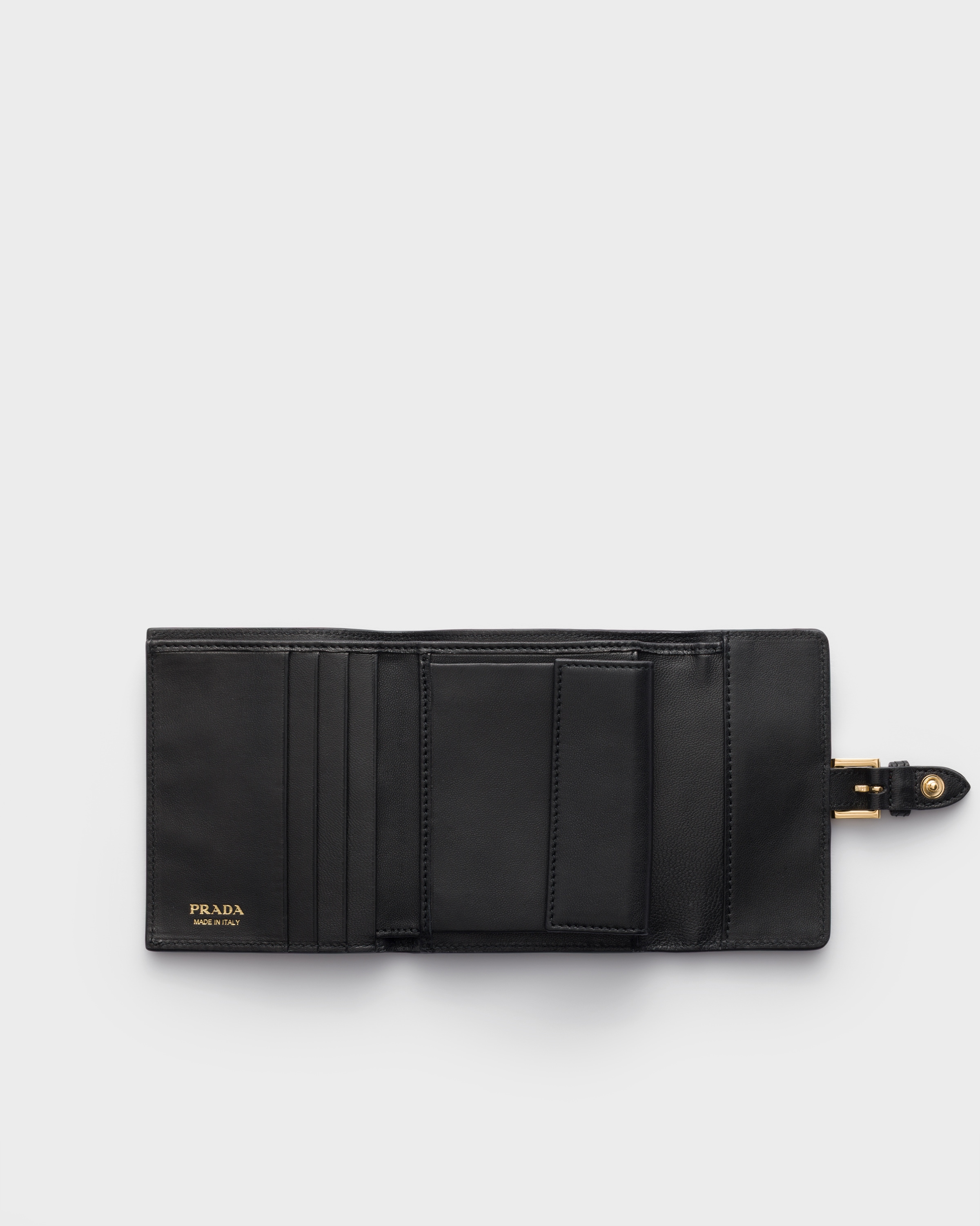 ブラック スモール ナッパレザー 財布 | PRADA - 日本