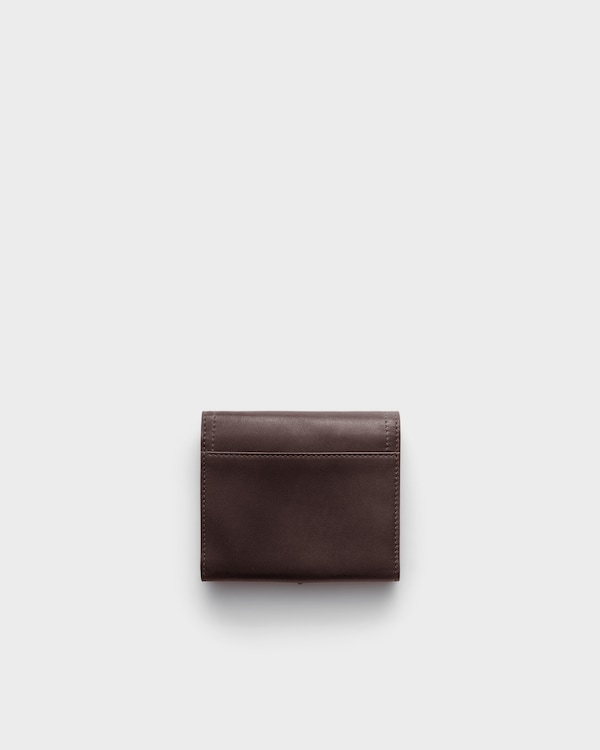 Small nappa leather wallet - Sienna Small nappa leather wallet - Sienna