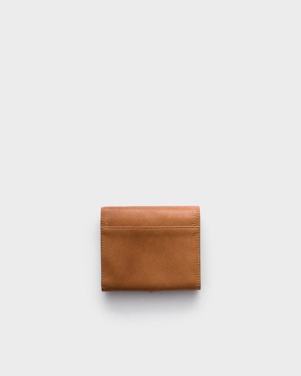 Small nappa leather wallet - Caramel Small nappa leather wallet - Caramel