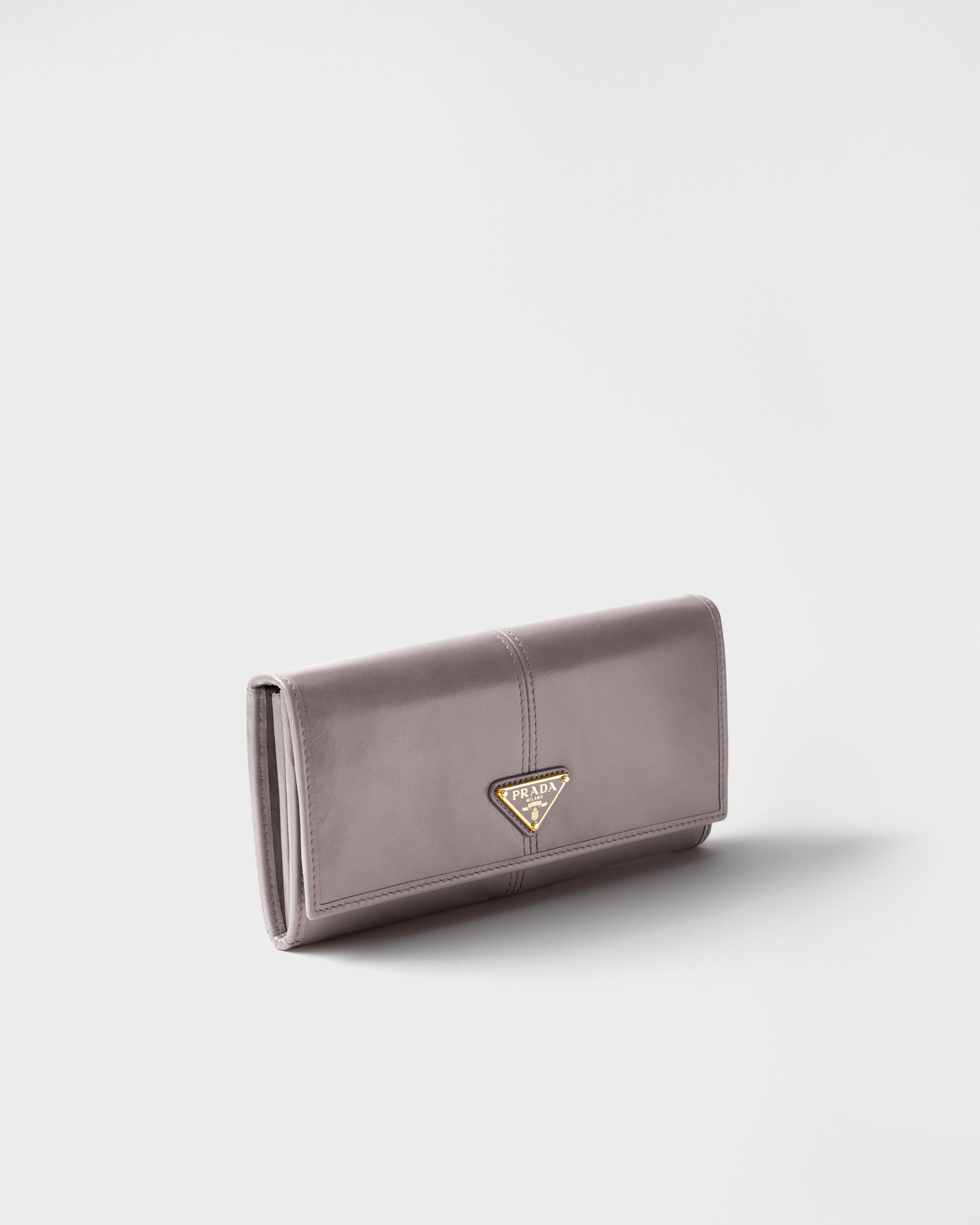 グレー ソフトルックスレザー 財布 | PRADA