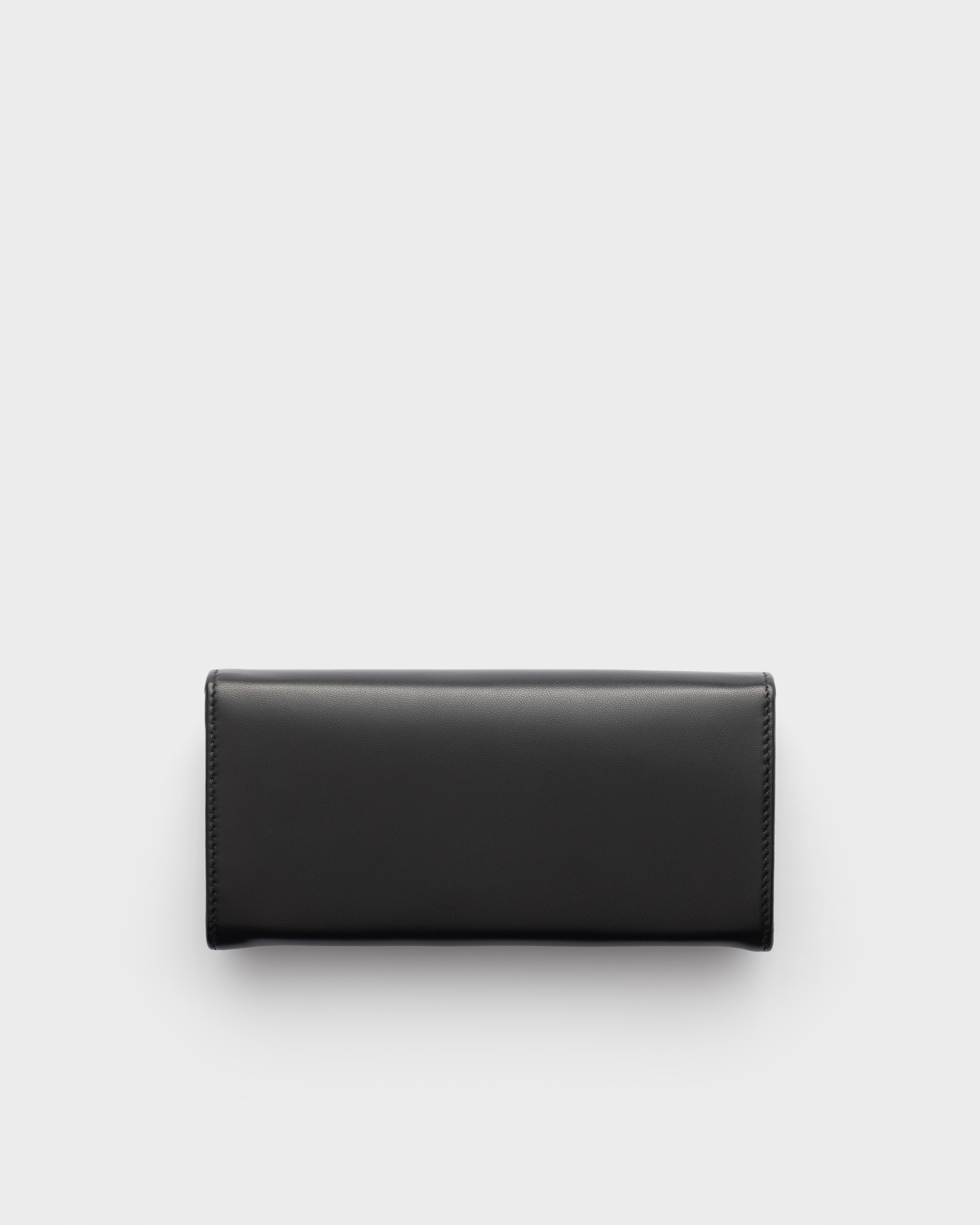 ブラック ラージ ナッパレザー 財布 リボン付 | PRADA - 日本