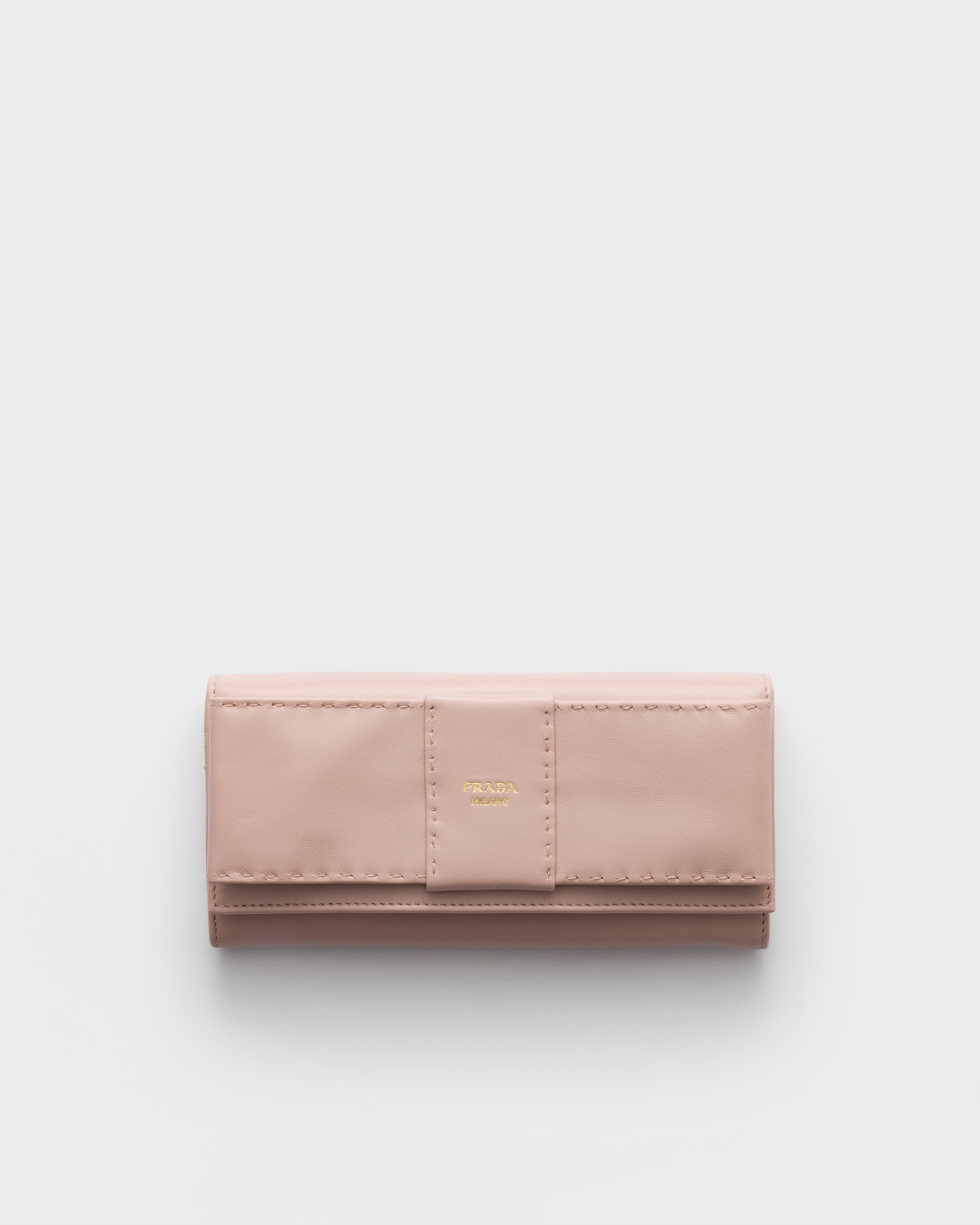 オパール ラージ ナッパレザー 財布 リボン付 | PRADA - 日本