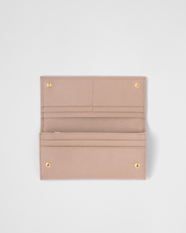 Grand portefeuille en cuir Saffiano Grand portefeuille en cuir Saffiano