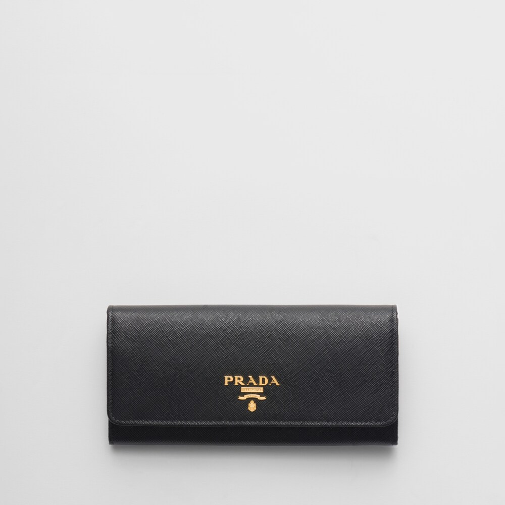 Prada 長版 Saffiano 皮革銀包 1