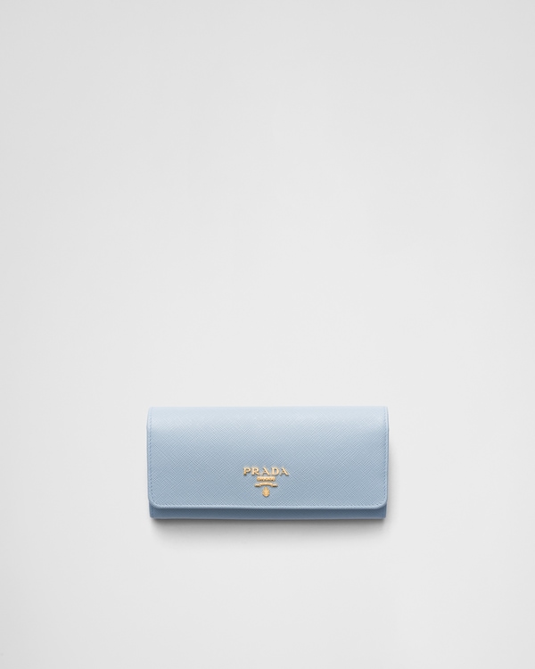 レビュー高評価商品 ライトブルー/ブルー PRADA | キーケース サフィアーノマルチカラー 小物