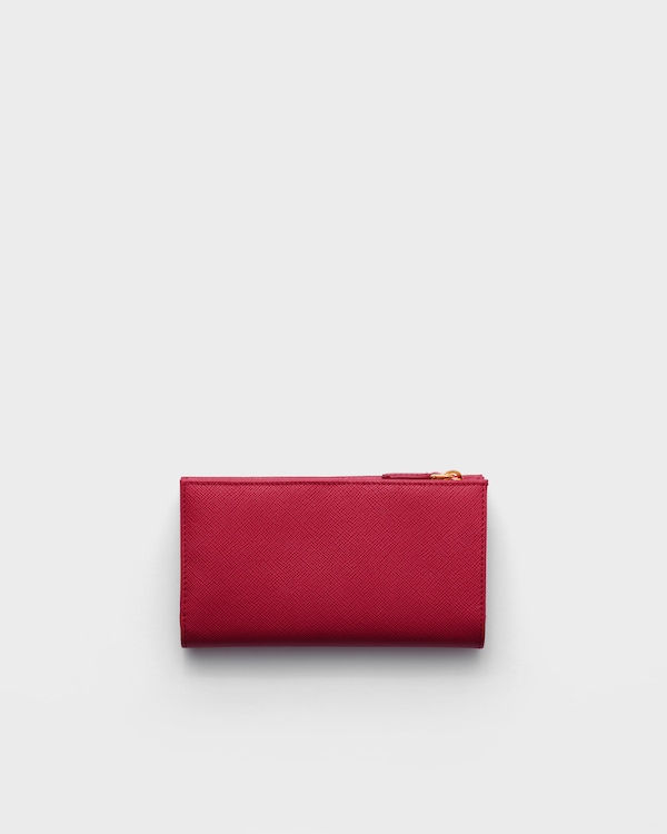 Large Saffiano leather wallet - Fiery Red Large Saffiano leather wallet - Fiery Red