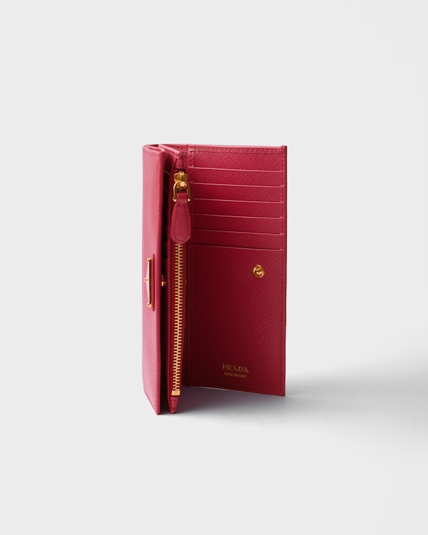 Large Saffiano leather wallet - Fiery Red Large Saffiano leather wallet - Fiery Red