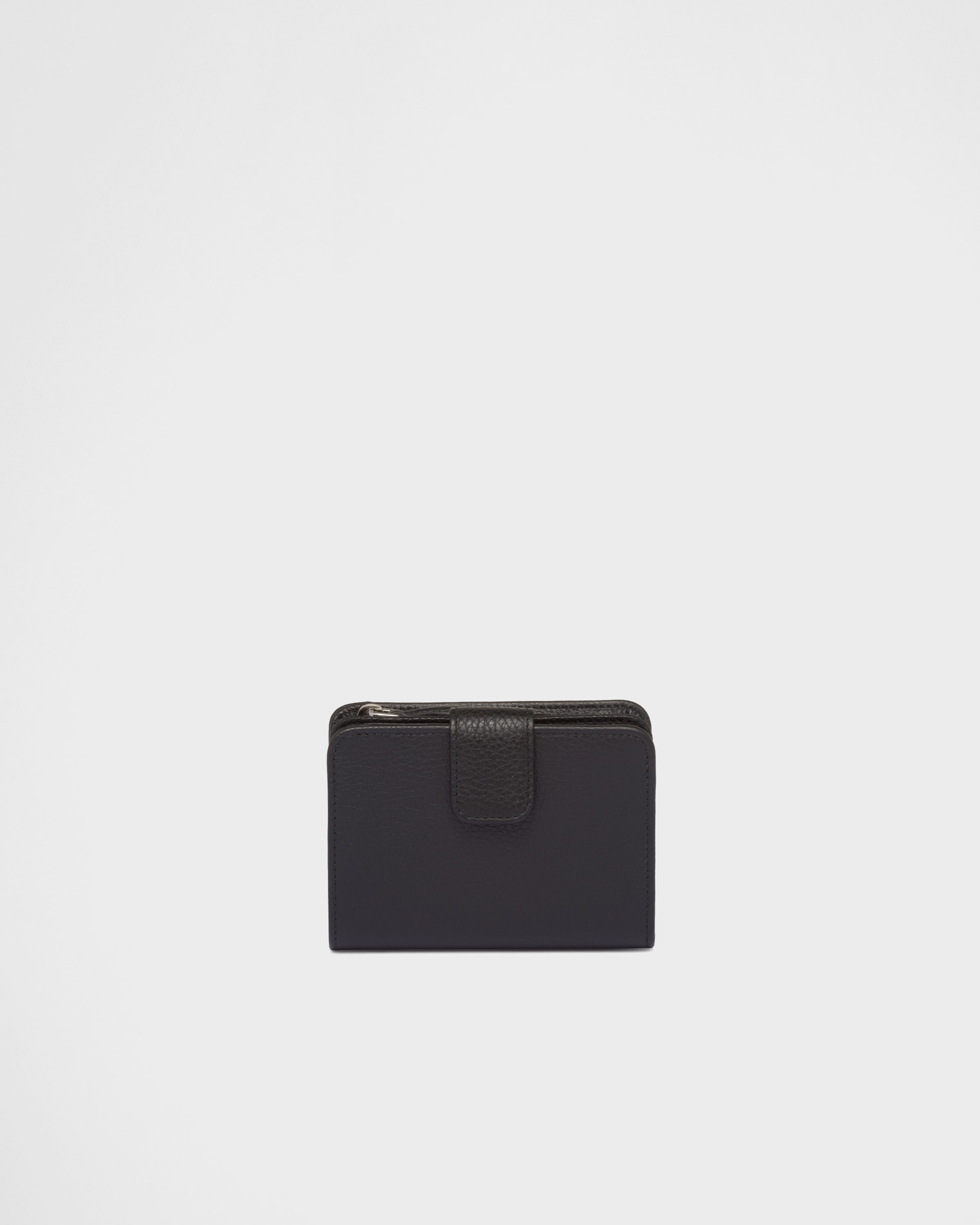 Black Small Leather Wallet PRADA