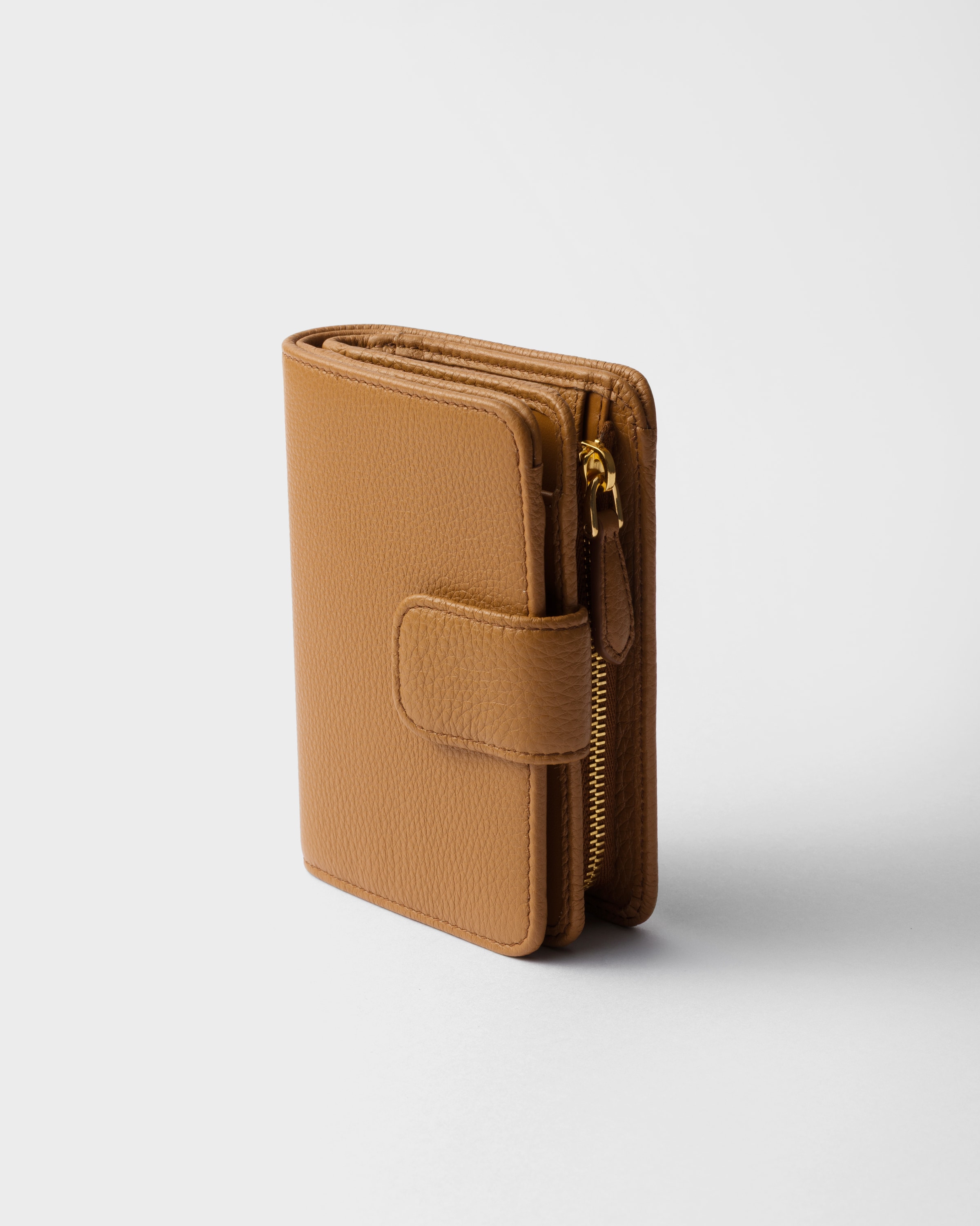 キャメル ヴィッテロダイノレザー 財布 | PRADA