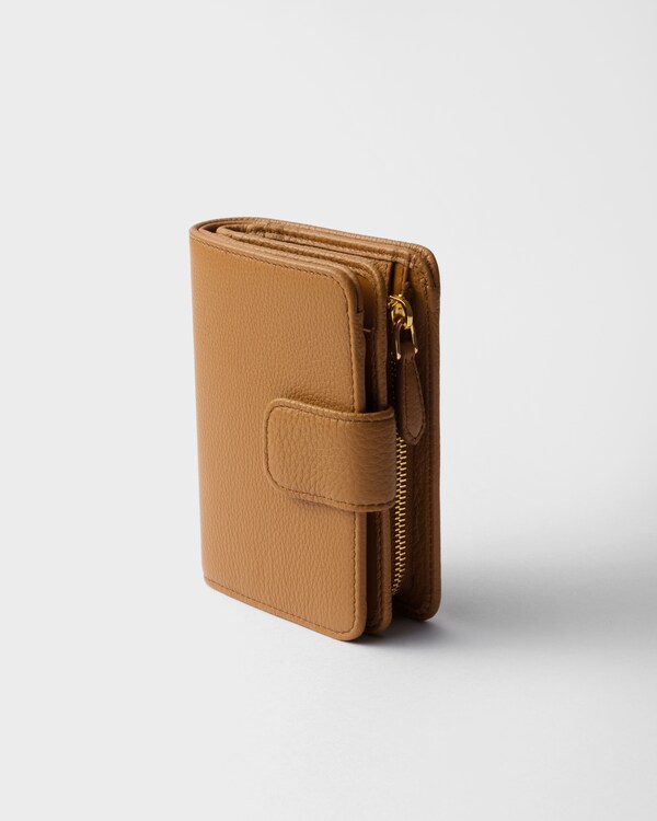 Portafoglio piccolo in pelle - Caramel Portafoglio piccolo in pelle - Caramel