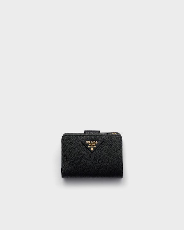 Portafoglio piccolo in pelle - Nero Portafoglio piccolo in pelle - Nero