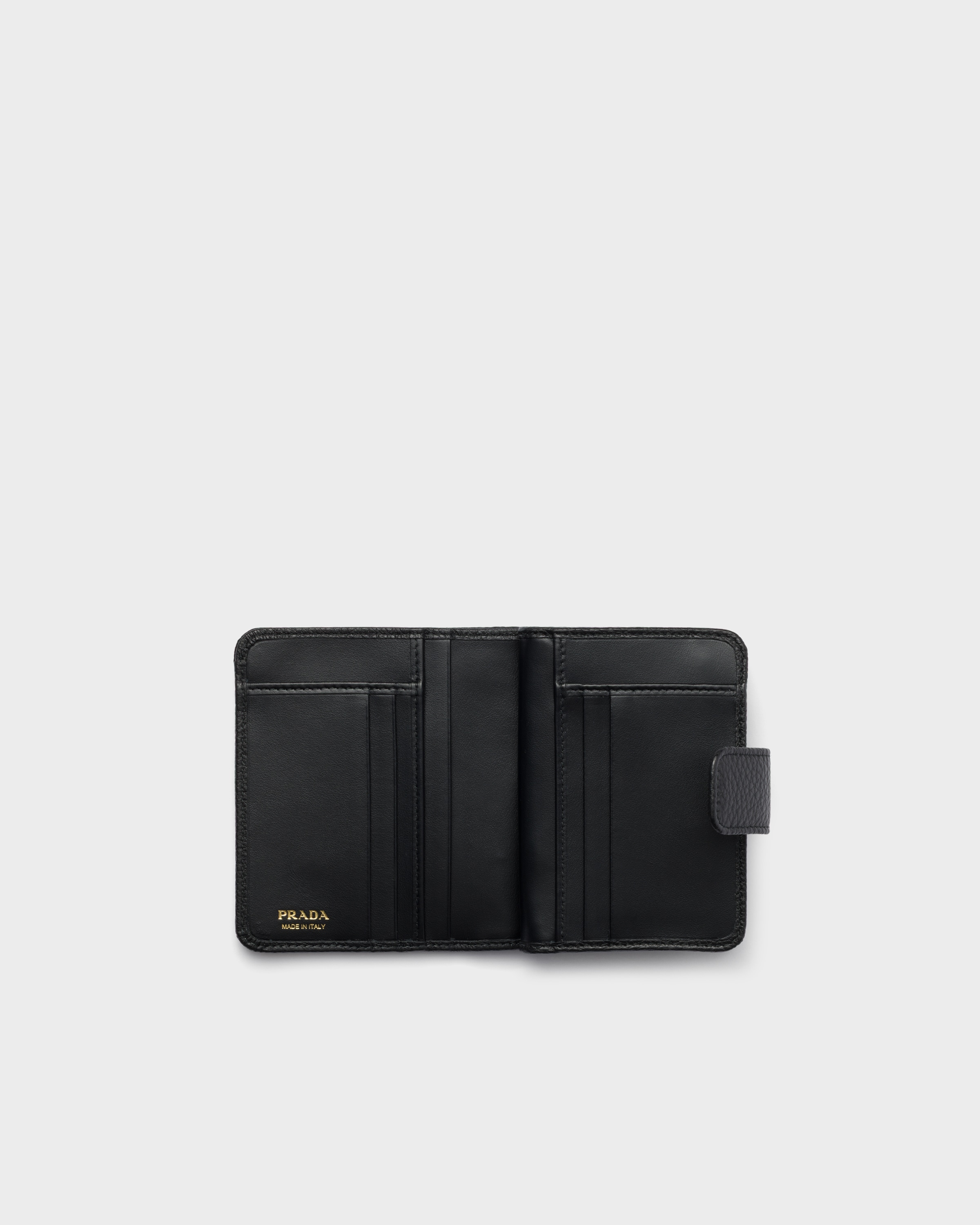 ブラック ヴィッテロダイノレザー 財布 | PRADA