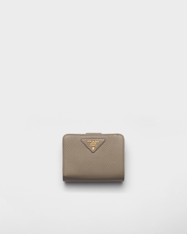 Portafoglio piccolo in pelle - Argilla Portafoglio piccolo in pelle - Argilla