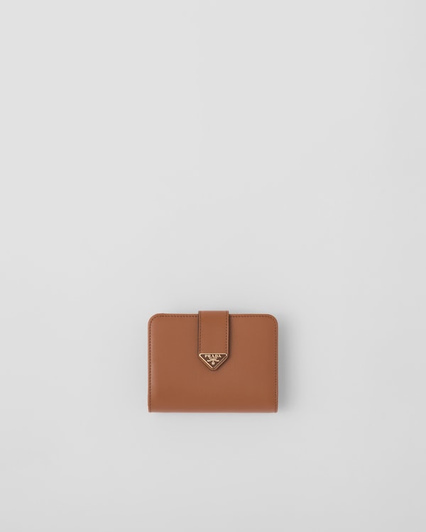 ブラック サフィアーノレザー 財布 | PRADA