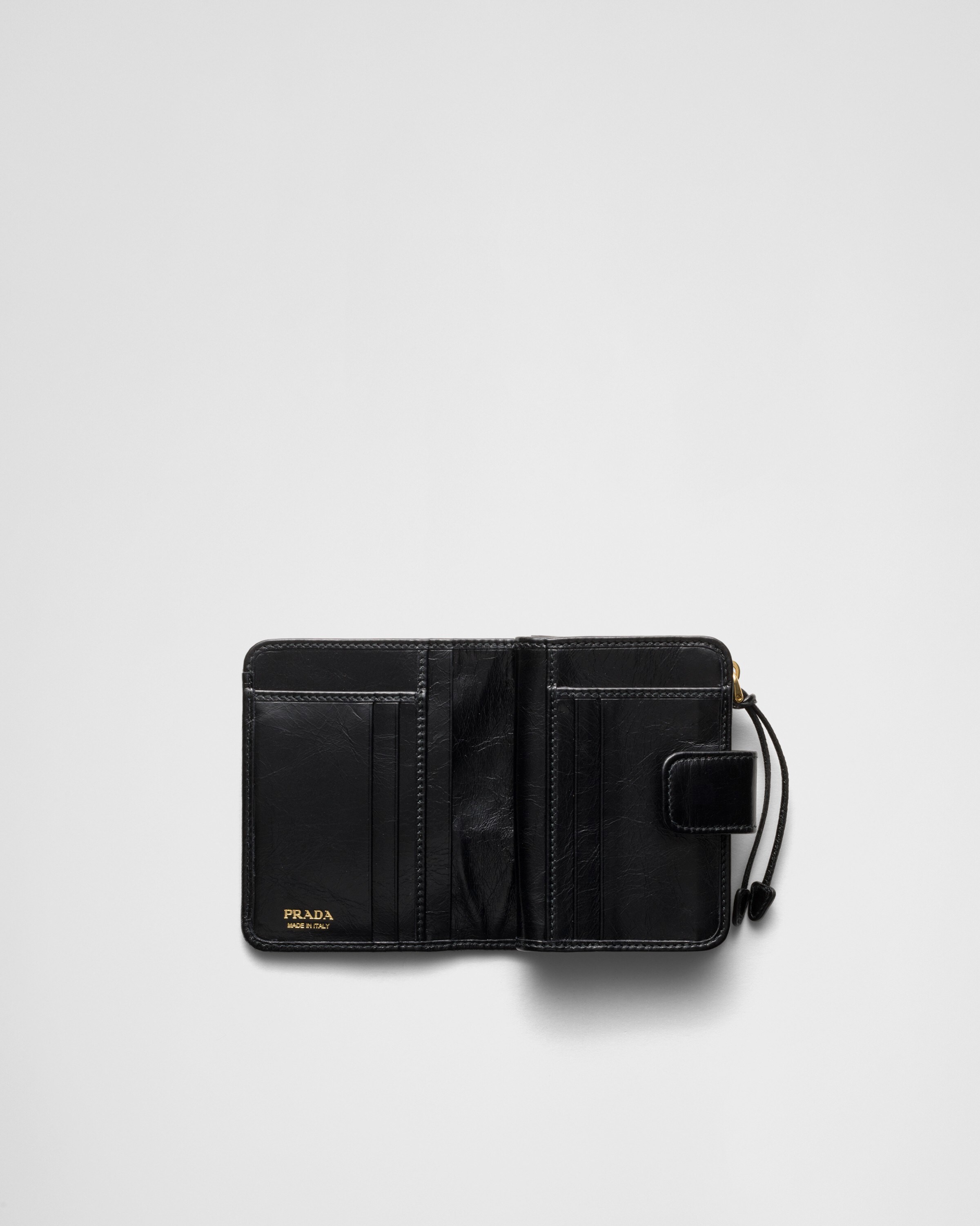 国内買付 すぐ届く【PRADA】ソフトルックス レザー 長財布 PRADA プラダ （PRADA） ソフトルックスレザー ヴィンテージ調