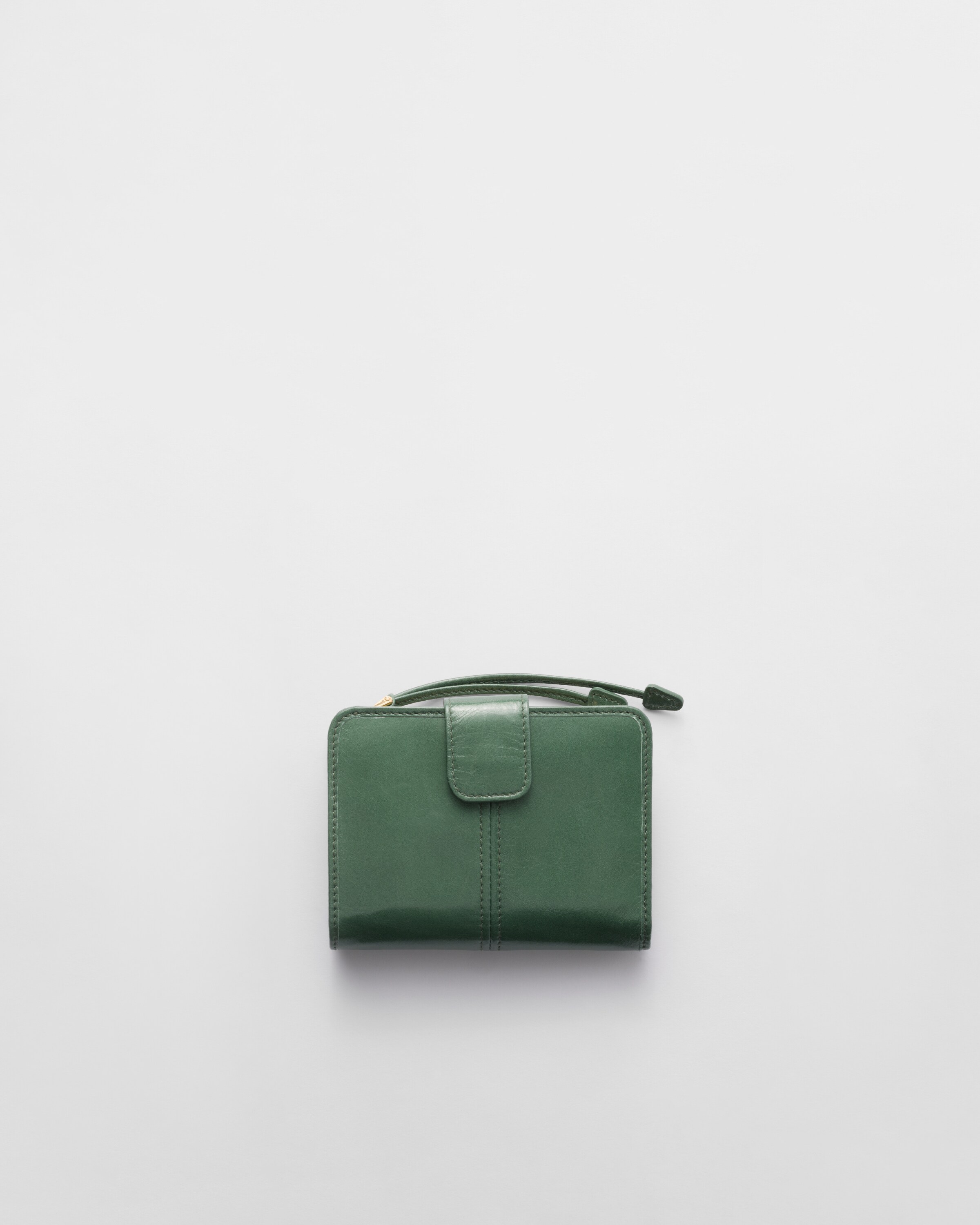 Sage Green Small leather wallet | PRADA