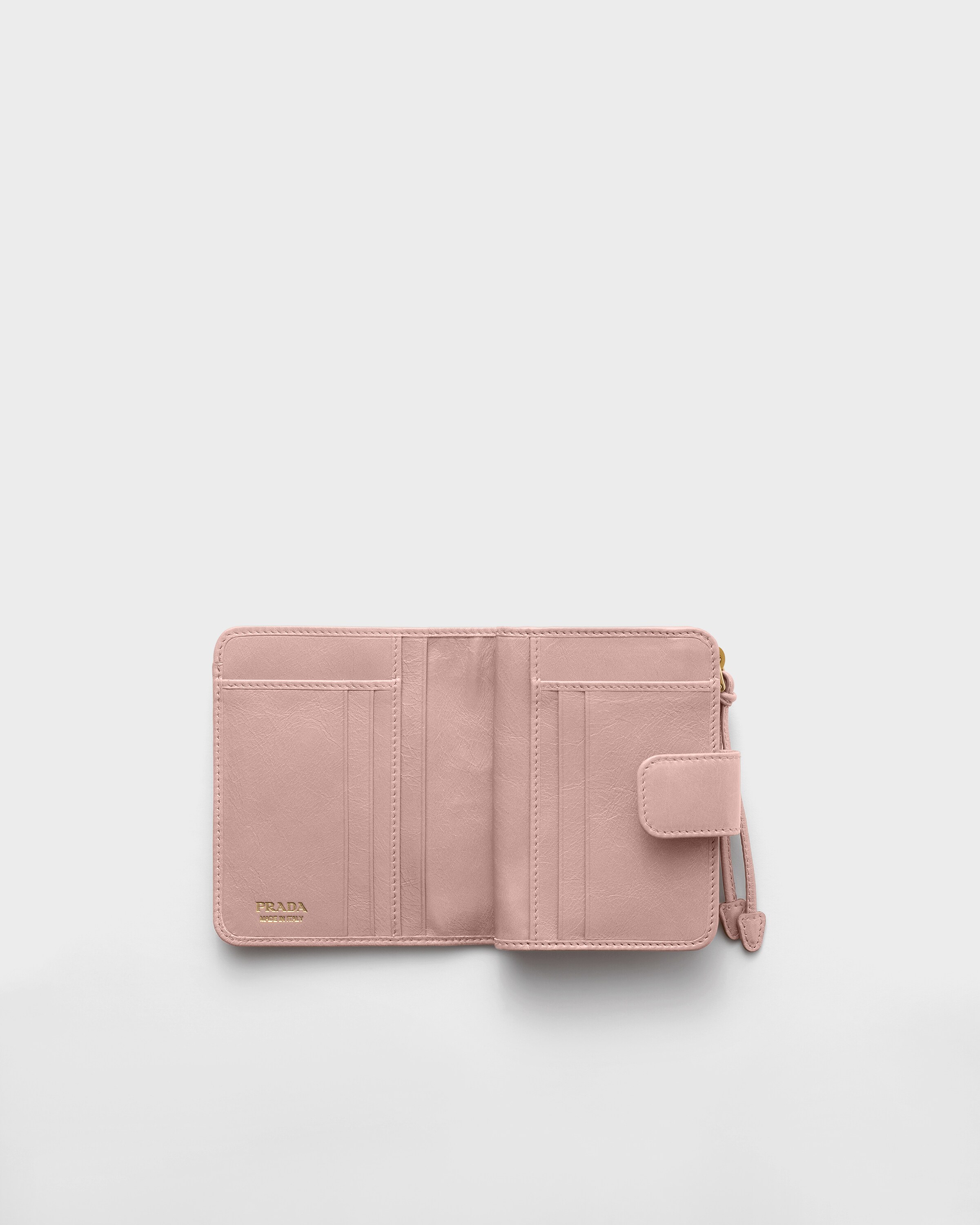 ピンク ソフトルックスレザー 財布 | PRADA