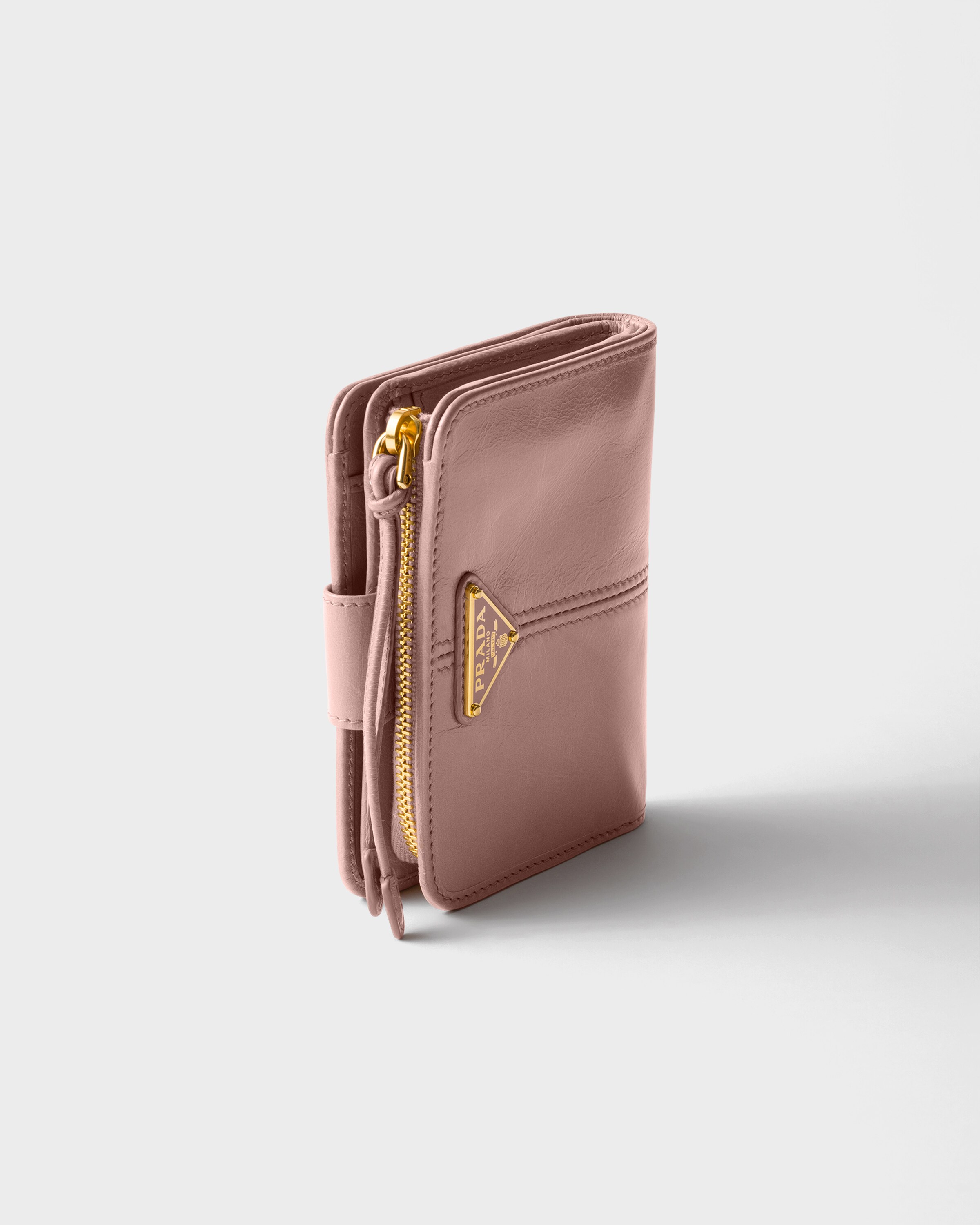 ピンク ソフトルックスレザー 財布 | PRADA
