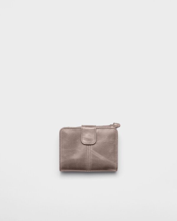 Small leather wallet - Dark Grey Small leather wallet - Dark Grey