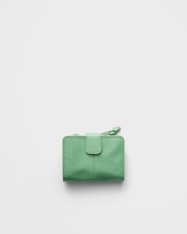 ソフトルックスレザー 財布 - アクアマリン ソフトルックスレザー 財布 - アクアマリン