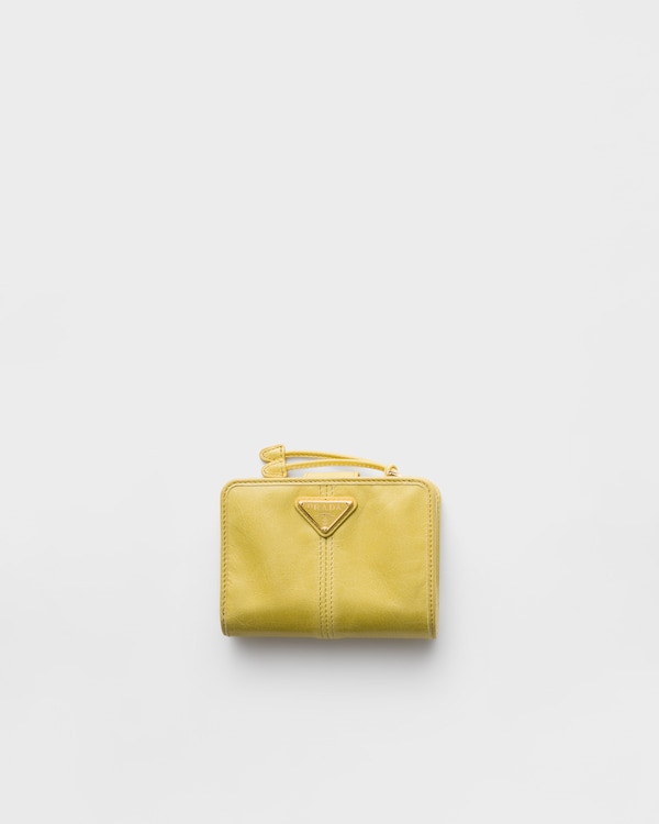 ソフトルックスレザー 財布 - シトロンイエロー ソフトルックスレザー 財布 - シトロンイエロー