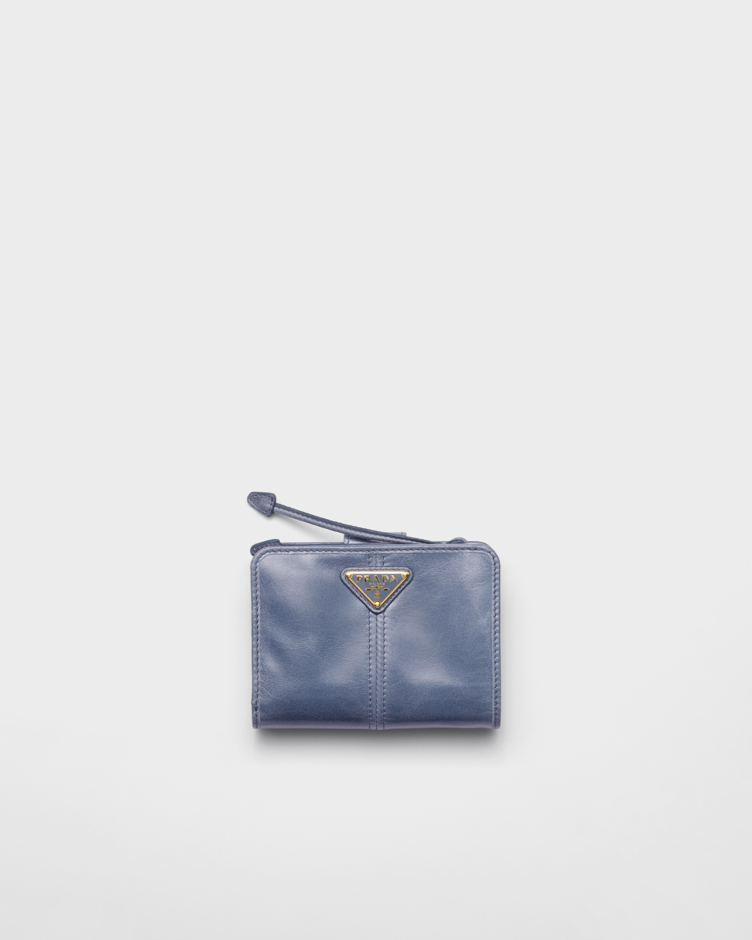 Cartera pequeña de piel