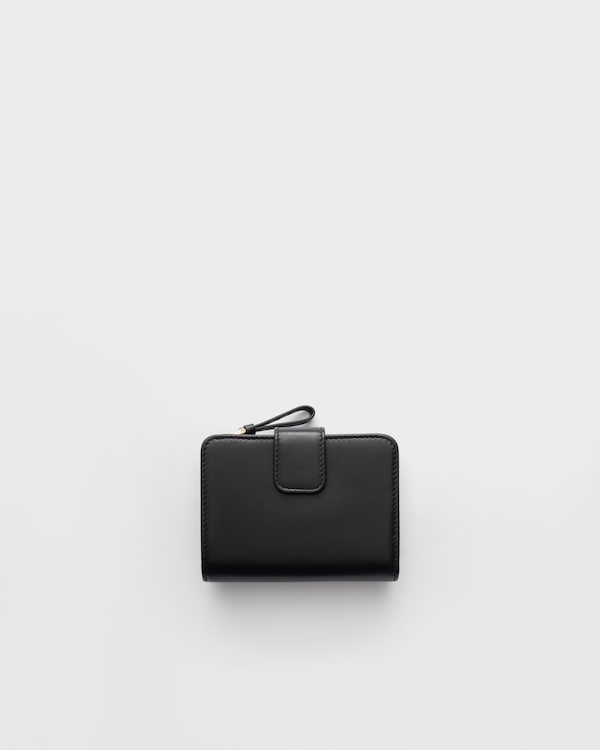 スモール ナッパレザー 財布 - ブラック スモール ナッパレザー 財布 - ブラック