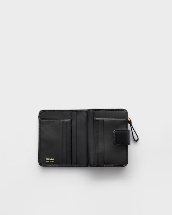 スモール ナッパレザー 財布 - ブラック スモール ナッパレザー 財布 - ブラック