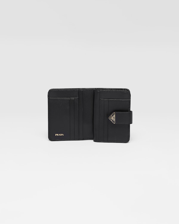 Small Saffiano and smooth leather wallet Small Saffiano and smooth leather wallet