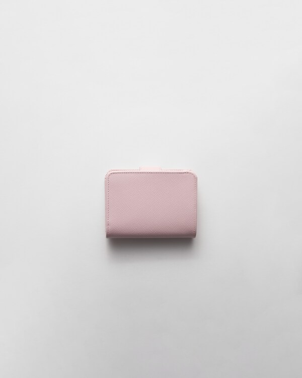 Small Saffiano and smooth leather wallet Small Saffiano and smooth leather wallet