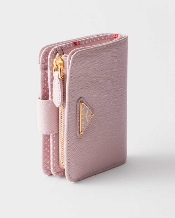 Small Saffiano leather wallet - Alabaster Pink Small Saffiano leather wallet - Alabaster Pink