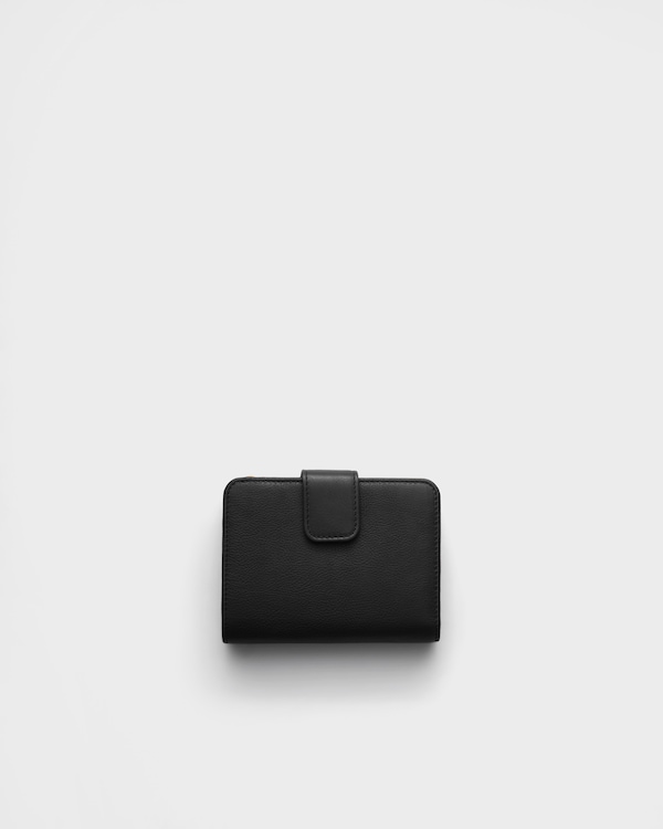 Small leather wallet - Black Small leather wallet - Black