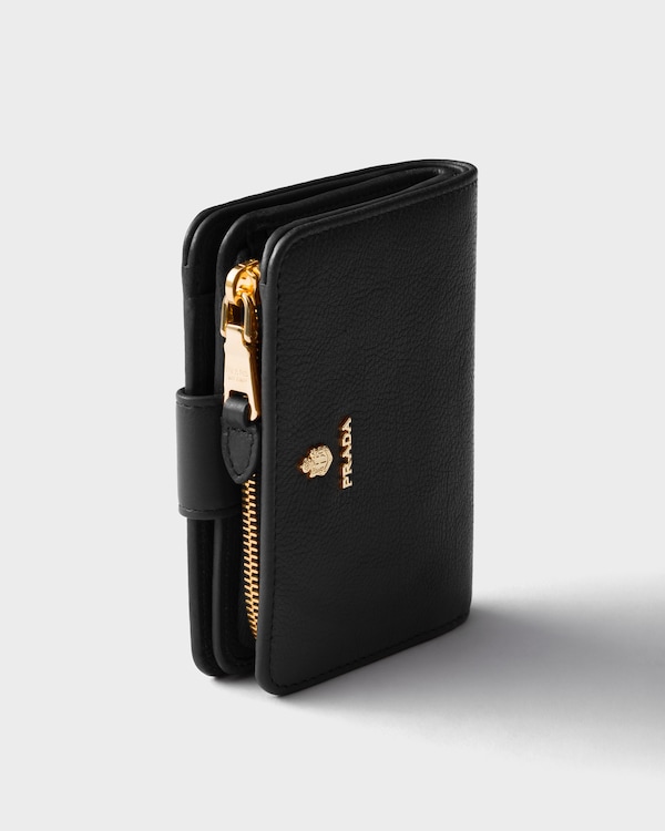 Small leather wallet - Black Small leather wallet - Black
