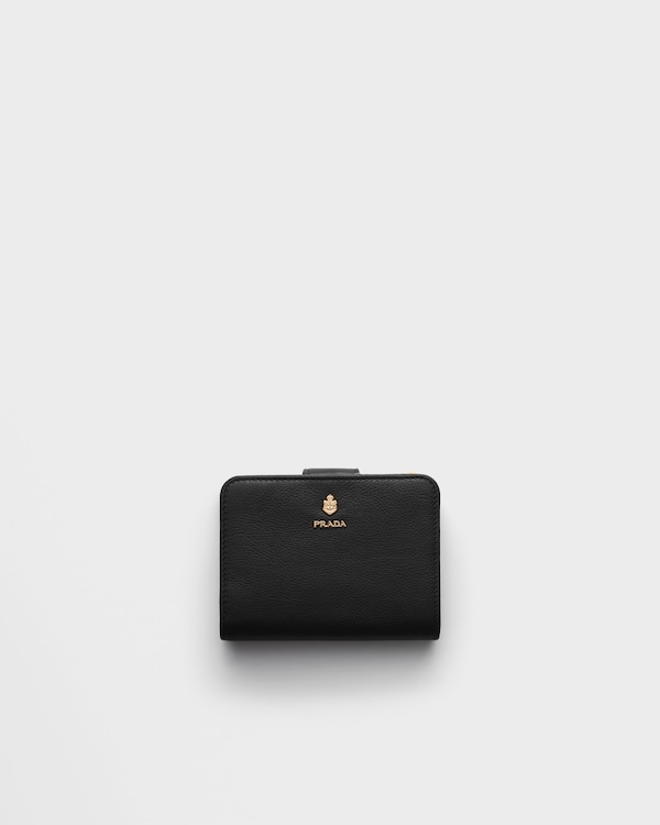 Small leather wallet - Black Small leather wallet - Black