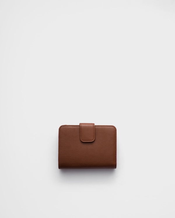 Small leather wallet - Chestnut Brown Small leather wallet - Chestnut Brown