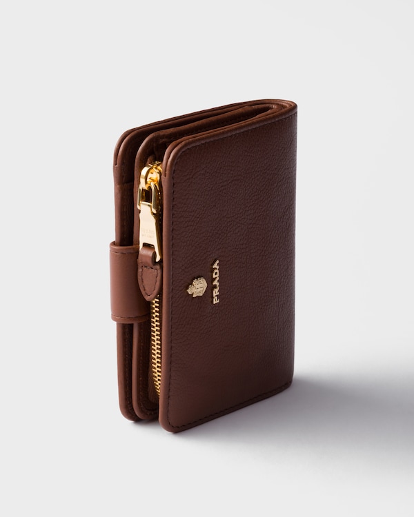 Small leather wallet - Chestnut Brown Small leather wallet - Chestnut Brown