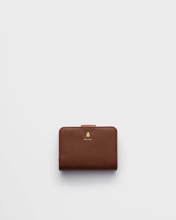 Small leather wallet - Chestnut Brown Small leather wallet - Chestnut Brown
