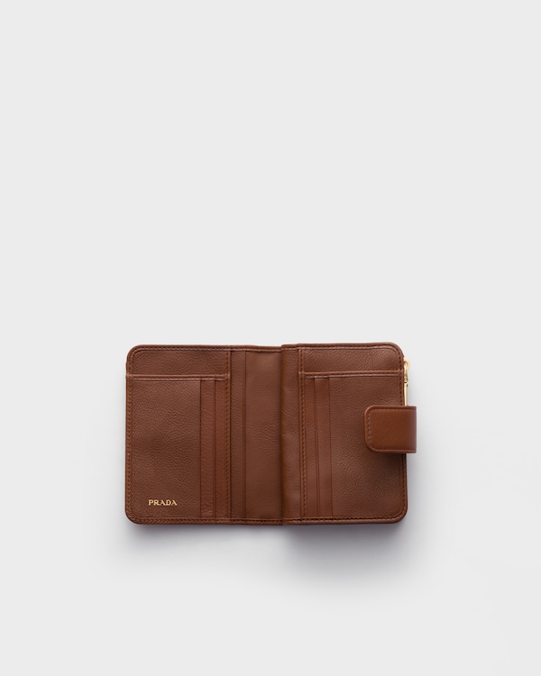 Small leather wallet - Chestnut Brown Small leather wallet - Chestnut Brown