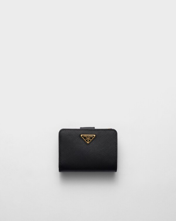 Petit portefeuille en cuir Saffiano Petit portefeuille en cuir Saffiano