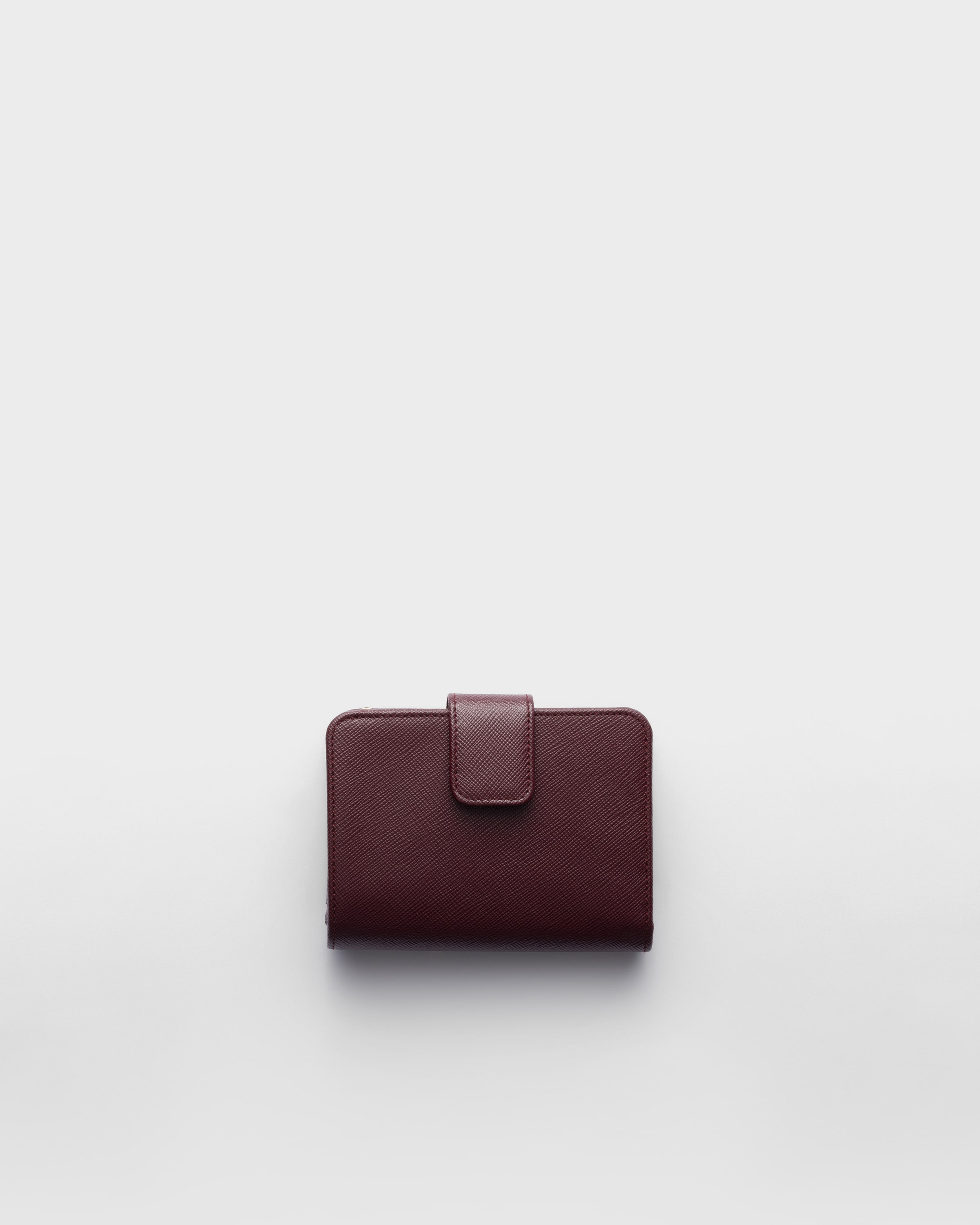 PRADA｜MID-LENGTH WALLETS (1ML018 QHH F0002) Burgundy Small Saffiano Leather Wallet | PRADA