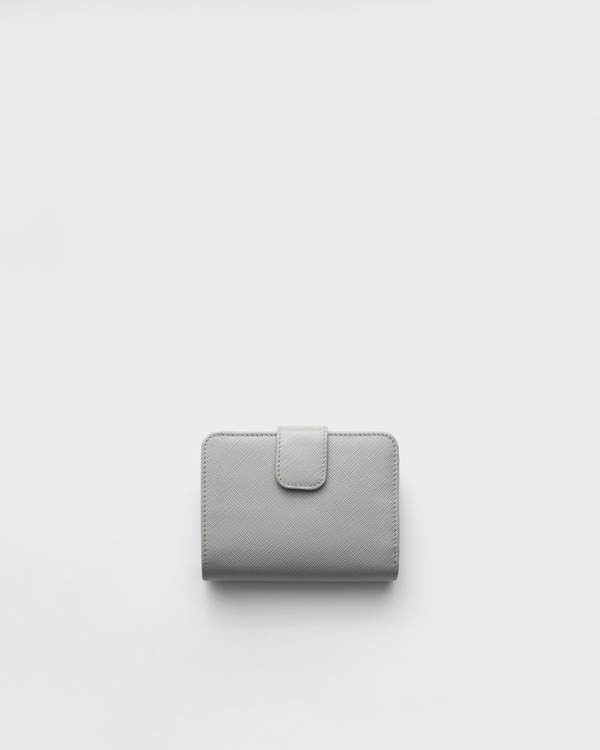 サフィアーノトライアングル 財布 - クラウディグレー サフィアーノトライアングル 財布 - クラウディグレー