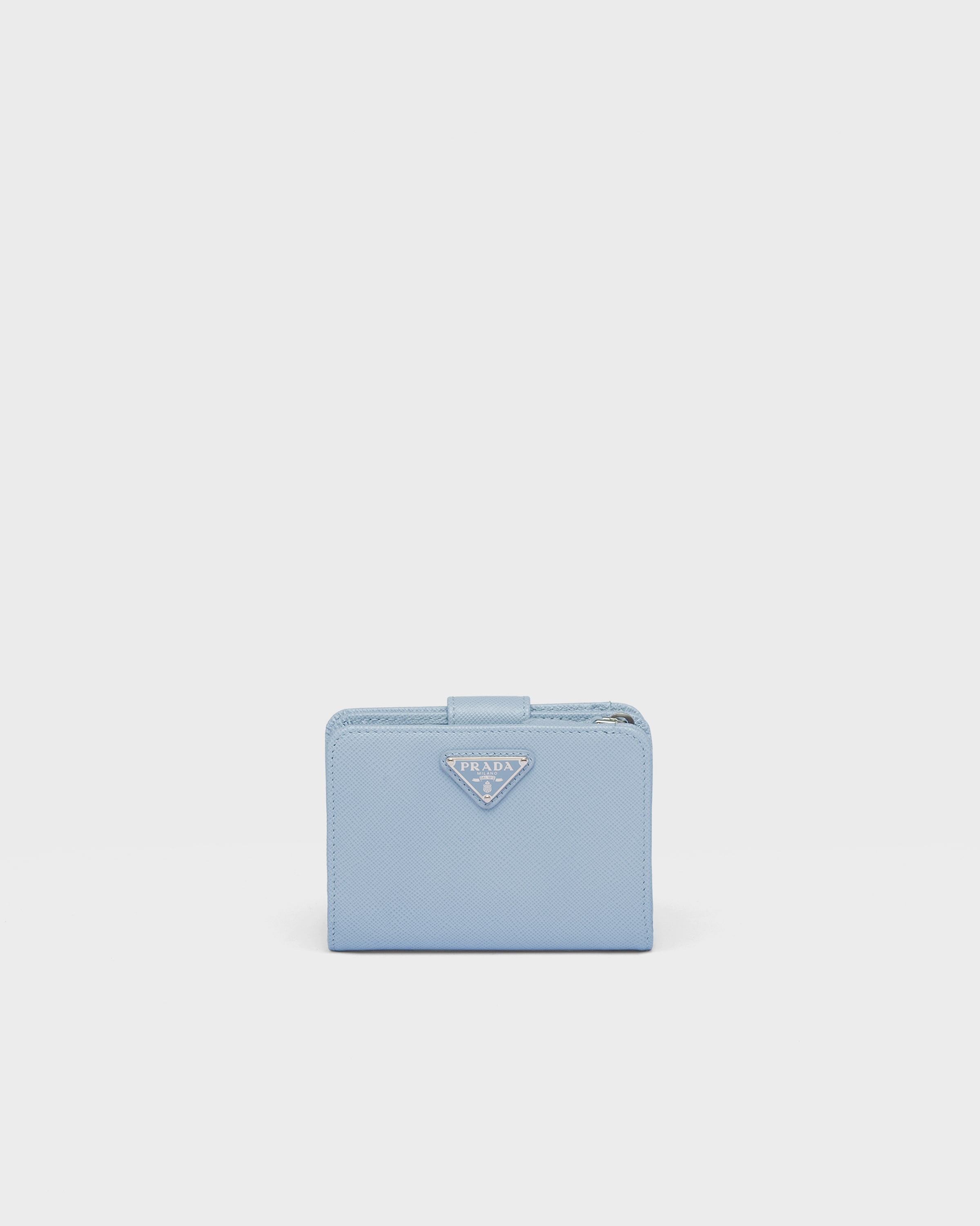 Cartera pequeña de piel Saffiano