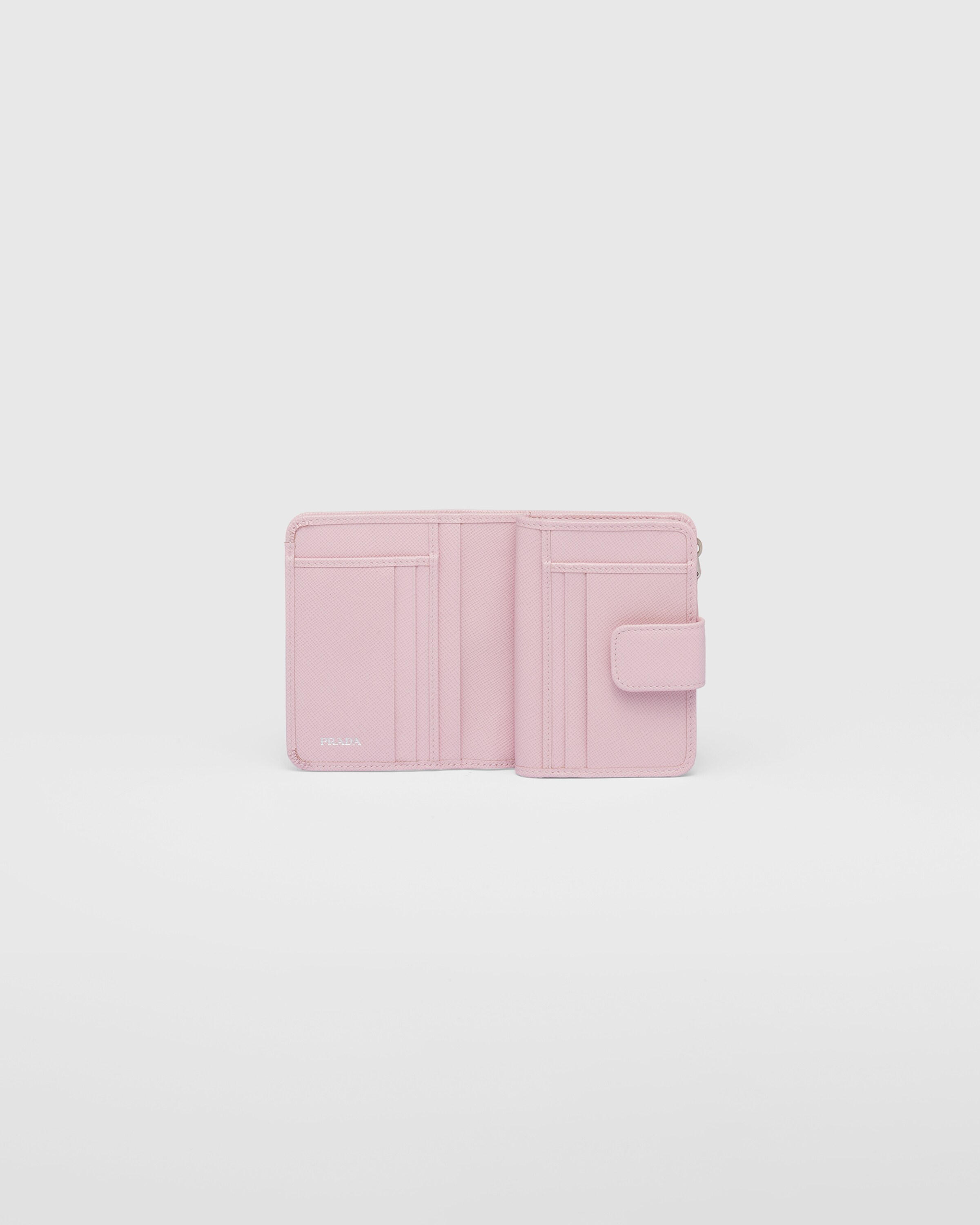 ピンク サフィアーノトライアングル 財布 | PRADA